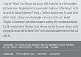 I hope the "What if Disco Elysium was about a witch finding her cat in the mountains" post never leaves the gaming discourse vernacular. It will never not be funny to me bc it's got all the Gamer Entitlement™ levels of CoD bros throwing hissy fits about "woke" s--- but instead of being couched in far right reactionism it's the exact kind of "Kingdom of Conscience" style liberal outrage at anything with conviction and beliefs that DE waxed on about. Like even chuds who get mad that the game calls you out for being racist interact with the themes of DE better and understand them more than Cat Lady did. # JUST COMPLETELY DEVOID OF SOUL AND BELIEF AND JUST WANTING TO FILL THE VOID WITH HOLLOW COMFORTS AND KIDS BOOKS # DISCO ELYSIUM # GAMING 00 PERMALINK POSTED 2 MONTHS AGO TWEET THIS 42,114 NOTES