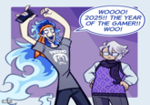 "2005!! The Year of the Gamer!!" is a webcomic made by Ctrl+Alt_Del, the artist best known for making "Loss":https://knowyourmeme.com/memes/loss. In memes, the comic is often altered or edited to update the year "2005" or show a different person celebrating the "Year of the Gamer."