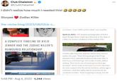 Club Chalamet @ClubChalamet I didn't realize how much I needed this! Slurpee Zodiac Killer the-niche.blog/2023/08/02/a-c... A COMPLETE TIMELINE OF KYLIE JENNER AND THE ZODIAC KILLER'S RUMOURED RELATIONSHIP comment. "I can 100% confirm that," said another. April 13, 2023: TMZ releases photographs of Kylie's black Ranger Rover entering a driveway in the state of California, known residence of the Zodiac Killer. 5:58 PM - Aug 4, 2023-5,244 Views months after they first sparked relationship rumors earlier this year. "She's telling people that things between them naturally fizzled out because they're both busy and traveling," the insider reveals, before adding, "But friends are whispering that Kylie got dumped." Some close to the Kylie Cosmetics founder, 25, even suspect that the serial murderer, whose age is unknown, used the reality star for publicity for his unsolved murders. "Kylie is playing it casual, but her **
