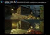 Culture Crave @CultureCrave - 12h NVIDIA shares new screenshots of before and after the RTX update for #HalfLife2
