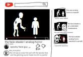 r the face stealer I analog horror 100 M views (00 spooky face guy 1м little_timmy2012 8.1m this vid was so scary! the part with the spooky face and the glitching sound made me s--- my pants!! this new analog horror is insane!!! horror news nation the face stealer is an underrated masterpiece the well educated reviewer the face stealer manchild reactions analog horror reaction!! (i came!!)