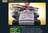 A "tweet":https://knowyourmeme.com/memes/sites/twitter-x that's an early example of the Flight Driving a Shoe meme trend, which makes a joke about "Slurp Juice":https://knowyourmeme.com/memes/slurp-juice.