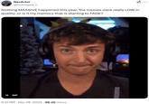 Nerdctor @hctrlopez_n ༨ Nothing MASSIVE happened this year, the memes were really LOW in quality, or is it my memory that is starting to FADE? II GIF = 5:41 PM • Dec 28, 2024 88.4K Views