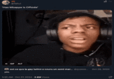 A reaction meme featuring streamer iShowSpeed playing _Five Nights at Freddy's_ and pulling a funny face after being jumpscared. The video shows the screen behind Speed flashing red before his hair sticks straight up and he starts staring at his hands. The GIF, which is typically used to call someone stupid or slow, became a notable reaction meme in 2024.