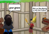 Industrial revolution your grave What are they planning to make here anyhow? Goofy CO