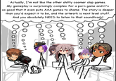 Actually, I'm not like the other s----- coomer slop games. My gameplay is surprisingly complex for a p--- game and it's so good that it even puts AAA games to shame. The story is deeper than you'd expect it to be, and the artwork is next level stuff. And you absolutely NEED to listen to that soundtrack!
