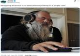 A meme of Rick Rubin with his eyes closed wearing big headphones listening to music. The meme reads, "designing an entire b2b saas without talking to a single user."