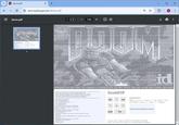 They did gone and installed Doom on a PDF file  > A + 0 doom.pdf doompdf.pages.dev/doom.pdf doom.pdf = 72% 回 → ୫ x 10 DoomPDF id SOFTWARE Type here for keyboard controls Controls: esc use v enter fire
