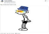 Greg Heffley @GregHeffley2011 Parody account tap, hold and load in 4k D Scumbag 10:07 AM · Jan 14, 2025 -29 Views x1 3