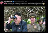 🇰🇵🇰🇷 Kim Jong Un watching South Korean President Yoon get arrested 🤣 Rajesh Tweets @Rajeshtweets24. 17h Kim Jong Un watching South Korean President Yoon get arrested