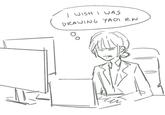 I WISH I WAS DRAWING YAOI KN %