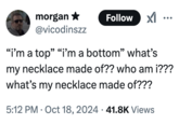 A "tweet":https://knowyourmeme.com/memes/sites/twitter-x about the "What's My Necklace Made Of?" scene in "_House_":https://knowyourmeme.com/memes/subcultures/house-md.