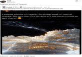 A tweet making fun of another Twitter user for making a post claiming to share a leaked photo of heaven. The post simply reads, "Leaked photo of heaven."