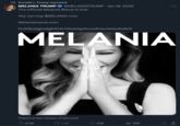 The First Lady Melania Trump released her meme coin on January 19th, 2025, two days after Donald Trump released $TRUMP. The coin reached a market capitalization of $4 billion shortly after release, attracting nearly 20,000 investors in the first hour. The token's price increased by 12,000% in the first 24 hours of its launch, with "Donald Trump's meme coin":https://knowyourmeme.com/memes/subcultures/donald-trump-meme-coin-trump plummeting in value correspondingly. Both Donald Trump and Melania Trump were accused of facilitating "rug pulls":https://knowyourmeme.com/memes/rug-pull-slang after internet users realized that 90% of the $MELANIA token supply was held in a single crypto wallet, contrary to the numbers put out on Melania Trump's website.
