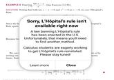 tan xx EXAMPLE 4 Find lim x→0 3. X (See Exercise 2.2.50.) SOLUTION Noting that both tan x - x → 0 and x3 → 0 as x → 0, we use l'Hospital's Rule: ton Since the li Rule again: Because lim We can e writing tan limits. Putti Sorry, L'Hôpital's rule isn't available right now A law banning L'Hôpital's rule has been enacted in the U.S. Unfortunately, that means you'll need to find another method. Calculus students are eagerly working to get L'Hôpital's rule reinstated. Please stay tuned! @MathMatize Learn more Close tan x sec-x = lim 3 x―0 X lim 3x0 1 Daldan h Iospital's ne or by metric