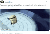 A GIF caption meme about YouTuber Twomad's soul.