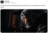 niej @whitmermentum twomads soul watching everyone switch from overwatch to marvel rivals ...