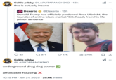A "tweet":https://knowyourmeme.com/memes/sites/twitter-x concerned about the priorities of "Donald Trump's":https://knowyourmeme.com/memes/people/donald-trump administration following the pardoning of "Silk Road":https://knowyourmeme.com/memes/sites/silk-road founder "Ross Ulbricht":https://knowyourmeme.com/memes/people/dread-pirate-roberts.