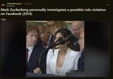 Fake r/fakehistoryporn • 1 day ago history punfound Mark Zuckerberg personally investigates a possible rule violation on Facebook (2014) 2014