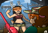 "Newgrounds":https://www.newgrounds.com/art/view/thecittiverse/heather-total-drama-island-enemy-of-christ
This is how that confrontation between Beth and Heather went down, right?