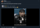 "Rappers vs. Athlete Chains" refers to memes and jokes inspired by "NFL":https://knowyourmeme.com/memes/cultures/nfl-american-football player and Philadelphia Eagles quarterback Jalen Hurts' customer diamond chain, with internet users joking about the diamonds "dancing" on his chain, or making memes about being blinded by the chain. These jokes later evolved into comparisons about the differences between the jewelry worn by "rappers":https://knowyourmeme.com/memes/cultures/rap-hip-hop and the jewelry worn by athletes.