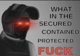 When things are REALLY anomalous  WHAT IN THE SECURED CONTAINED PROTECTED F---