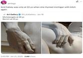 X user compares Halsey's achievements to those of Michelangelo at the age of 26 and Bernini at the age of 23.