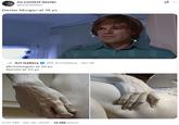 Post humorously subverting the "Michelangelo at 26, Bernini at 23" post to make a joke about Dexter.