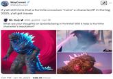 X user calls out those who think that Fortnite "ruins" characters by having collabs.