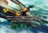 When you play tank in comp you realize whoever did ts was 100% justified