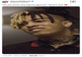 A "tweet":https://knowyourmeme.com/memes/sites/twitter-x mocking late "rapper":https://knowyourmeme.com/memes/cultures/rap-hip-hop "XXXTentacion":https://knowyourmeme.com/memes/people/xxxtentacion for saying, "What's that? What's a father?" by turning his quote into a "snowclone":https://knowyourmeme.com/memes/snowclone, with the interviewer instead asking, "Do you know who "Big Chungus":https://knowyourmeme.com/memes/big-chungus is?"