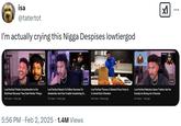 I’m actually crying this N---- Despises lowtiergod Satirical LowTierGod thumbnail by troll YouTube channel LowTierBalrog.