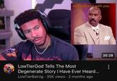 Satirical LowTierGod thumbnail by troll YouTube channel LowTierBalrog.