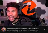 Satirical LowTierGod thumbnail by troll YouTube channel LowTierBalrog.