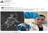 King Bach @iFunny Parody account An entire what NEW New York Post @nypost • 19h New study finds entire spoonful of microplastics in people's brains — and 3 times as much in those with dementia trib.al/UQ2VQ6d des 3:42 PM Feb 4, 2025 311.9K Views Tra Car 3