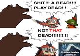 Monster Hunter version of the A Bear! Play Dead! Not That Dead! meme.