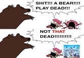 Multiversus version of the A Bear! Play Dead! Not That Dead! meme.