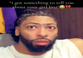 A "reaction image":https://knowyourmeme.com/memes/reaction-images featuring NBA star Anthony Davis grew popular after the Lakers' Anthony Davis was traded for "Luka Doncic":https://knowyourmeme.com/memes/events/luka-doncic-trade in the "NBA":https://knowyourmeme.com/search?q=nba in February 2025. The meme is used to joke about someone receiving bad news in an inconvenient or jarring manner.