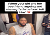 A "reaction meme":https://knowyourmeme.com/memes/reaction-images featuring NBA star Anthony Davis grew popular after the Lakers' Anthony Davis was traded for "Luka Doncic":https://knowyourmeme.com/memes/events/luka-doncic-trade in the "NBA":https://knowyourmeme.com/search?q=nba in February 2025. The meme is used to joke about someone receiving bad news in an inconvenient or jarring manner.