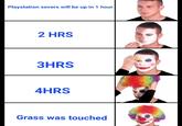 Meme shared on Threads about a 24-hour "PlayStation Network":https://knowyourmeme.com/memes/subcultures/playstation outage that began on Friday evening, February 7th, 2025, that affected players' ability to access online gaming and the PlayStation Store.
