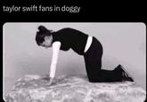 taylor swift fans in doggy