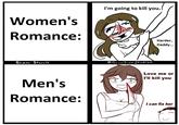 An "exploitable":https://knowyourmeme.com/memes/exploitables "redraw":https://knowyourmeme.com/memes/redraw part of a trend that grew popular on X / Twitter in February 2025. The trend sees internet users joking about the differences (or lack thereof) between men's and women's romance fiction.