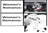 An "exploitable":https://knowyourmeme.com/memes/exploitables "redraw":https://knowyourmeme.com/memes/redraw part of a trend that grew popular on X / Twitter in February 2025. The trend sees internet users joking about the differences (or lack thereof) between men's and women's romance fiction.