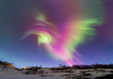 Auroral Hummingbird over Norway (2025, February 10) Mickael Coulon
