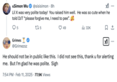 Grimes tweets that she did not consent to Musk bringing their son out in public.