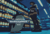 Literally me and my hinge date after coming back from the bars and asking if she wanted to watch me play Space Marine 2 | /r/grimdank Me explaining WARHAMMER 40,000 lore Her