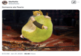 A tweet inspired by the "Pearto" meme, which features the UTAI voice synthesizer character "Kasane Teto's face edited onto a pear. Pearto fanart and memes grew popular within the "Vocaloid":https://knowyourmeme.com/memes/subcultures/hatsune-miku-vocaloid fandom in 2024 and 2025.