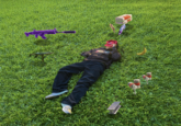 The earliest known notable post featuring a Loot Drop edit. The Photoshop and Capcut trend grew popular on TikTok in early 2025. The trend involves people photographing themselves lying down or slumped over, as if they died in the video game _Minecraft_, while surrounded by the items or "loot" they dropped.