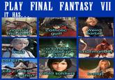 FFVII features  PLAY FINAL FANTASY VII IT HAS.. @geekysteven normal monsters catholic guilt Weird Barbie egg cat sits... Л AB a simple, apolitical story charmander kite cheese... child soldiers bangs Ke$ha?