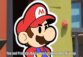 M You and Princess Daisy aren't "taking a break” Luigi,